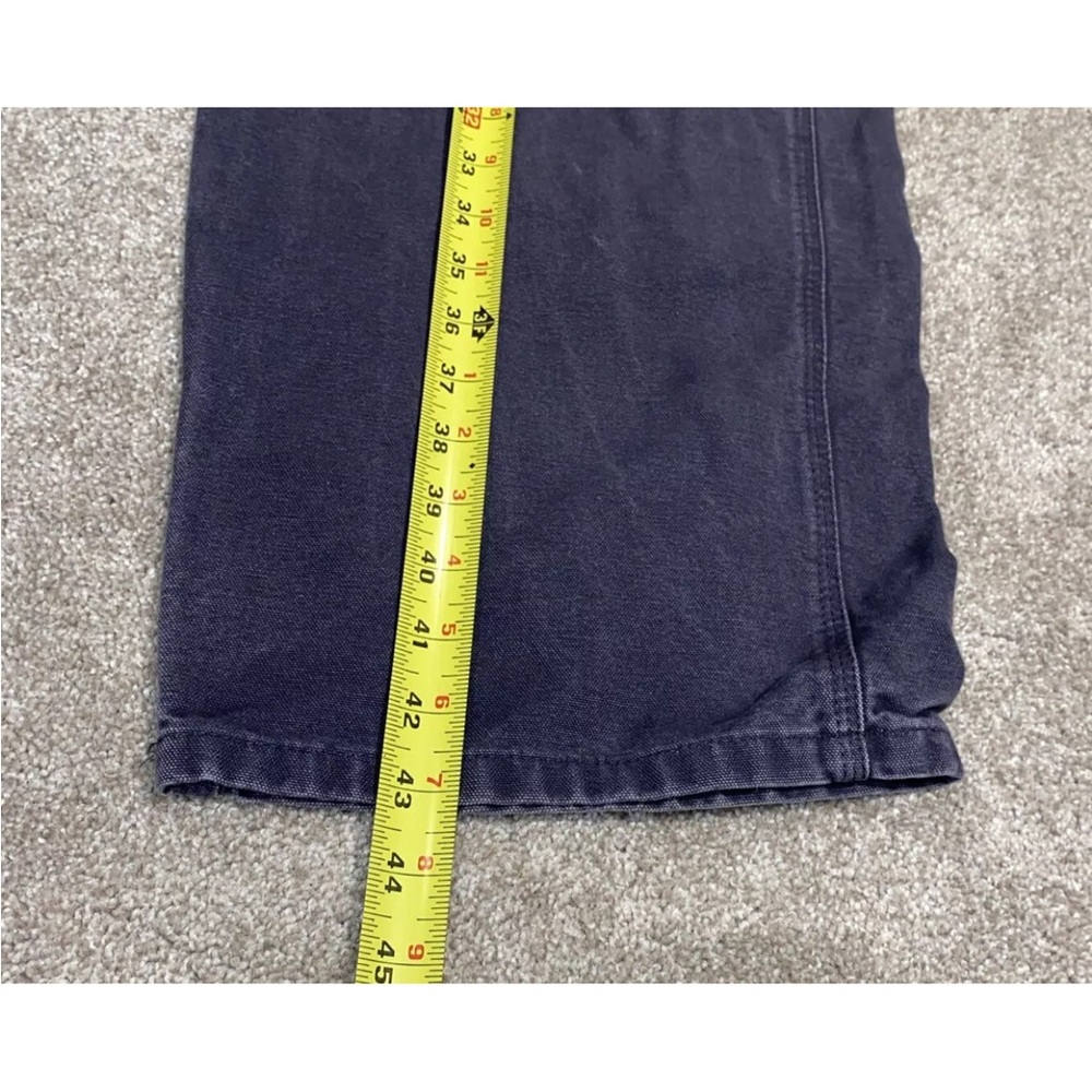 Carhartt Gray Dungaree Fit Canvas Pants B11 PTB‎ Men’s 40 X 32 Workwear … - Picture 7 of 7